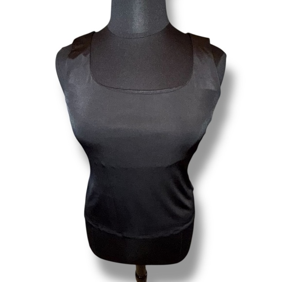 ADRIANNA PAPELL Evening Essentials Tank - Black Large - Picture 1 of 12